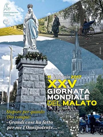 11 febbraio 2017 XXV giornata mondiale del malato